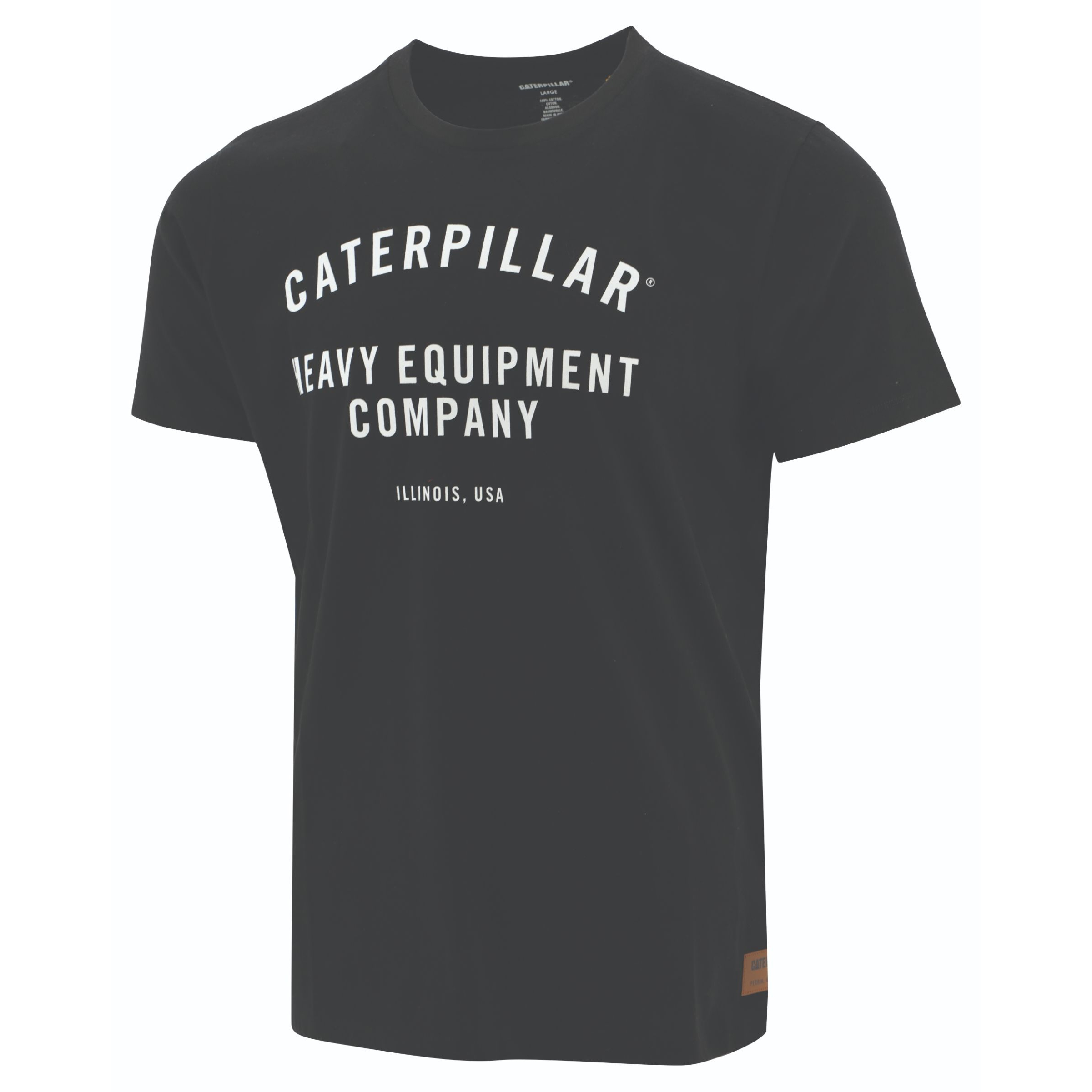 Caterpillar Work Hec - Mens T-Shirts - Black - NZ (370CFUYGA)